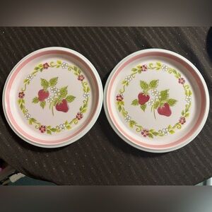Set of 2 Vintage Mikasa Country Store Berry Patch Salad Plate